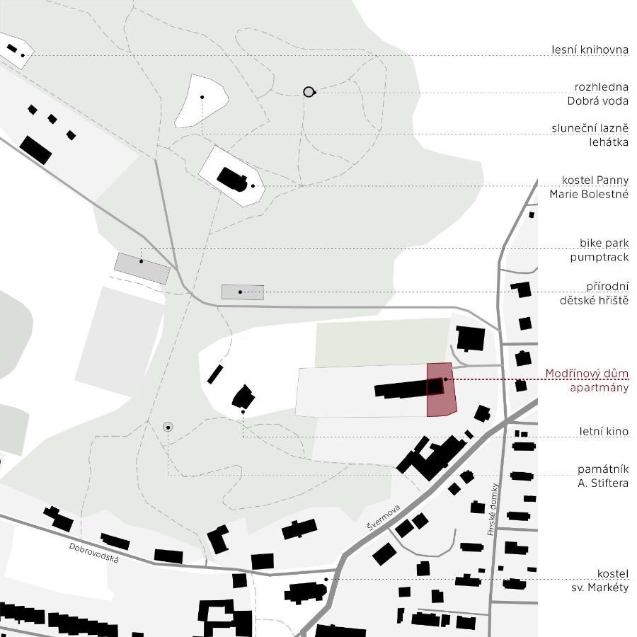 Apartmany Modrinovy Dum Horní Planá Eksteriør billede